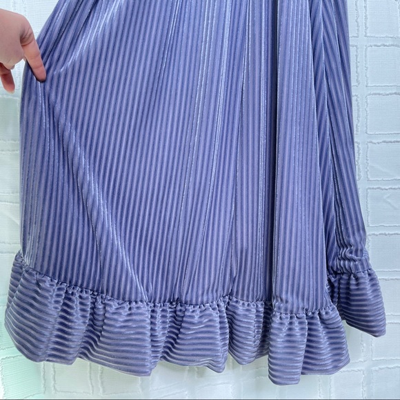 MISA Velvet Wrap Maxi Dress - Picture 8 of 9